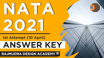 NATA 2021 | 1st Attempt (10 April) | ANSWER KEY
