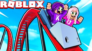 We Built a DREAM Theme Park on Roblox! 🎢