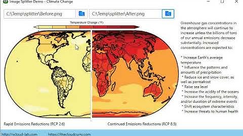 Powershell WPF before and after Image Splitter Demo