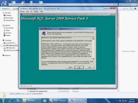 SQL 2000 Server Sp3a Installation
