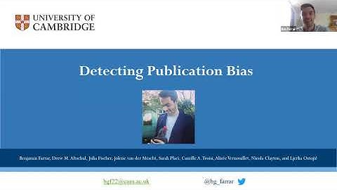 Ben Farrar: “Detecting publication bias in collaborative metaresearch”