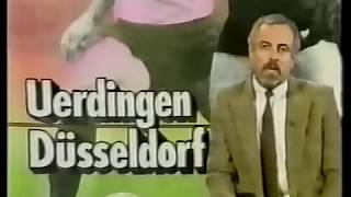 1983 Bayer 05 Uerdingen - Fortuna Düsseldorf 1:3 | 1x Dusend Edvaldsson Fach | mit Friedhelm Funkel