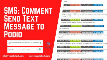 On SMS: Comment Send Text Message with Podio