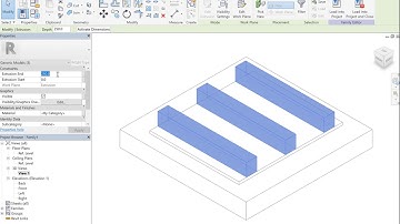 Revit Families Tutorial Video 4: Face Based Parametric Families for Plywood Formwork