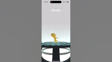 Evolving Shiny Onix Into Shiny Steelix In Pokémon Go
