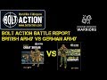 Bolt Action Battle Report - British Vs Germans