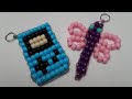 Pony Bead Keychain Ideas - Gameboy color & Dragonfly | Part 2