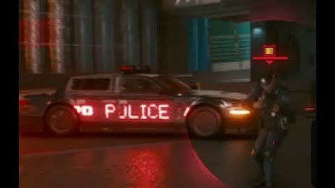 Cyberpunk 2077 - Patch 1.5 - Actual police chase/pursuit
