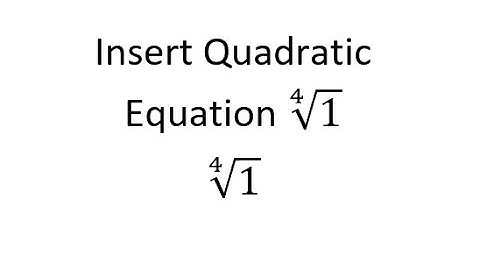 How to Type Fourth Root ∜ in MS Word (10-Second Hack!) | #Shorts
