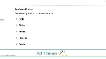 Google Plus Settings Gets An Update
