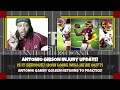 Antonio Gibson Injury Update! Who WIll Play Running Back? Replacements! + Antonio Gandy Golden Back?