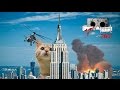 Catzilla - The Kaiju Kitty | Cardboard Horror #360video 360 VR cat video