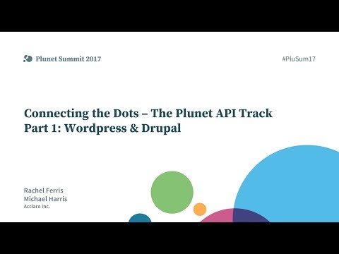 Plunet API Track: Connect with Wordpress & Drupal @PluSum17