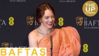 Emma Stone BAFTA Leading Actress winner for Poor Things press conference