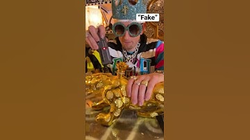 Thumbnail of Fake gold tiger #shorts