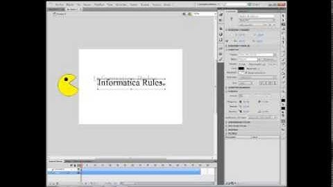 Como hacer una animacion de Pacman con Adobe Flash Professional