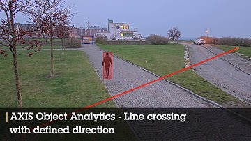 AXIS Object Analytics - Line crossing
