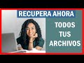 RECUPERAR ARCHIVOS BORRADOS DE LA PAPELERA DE RECICLAJE WINDOWS 10 USANDO TENORSHARE 4DDIG