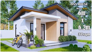 Beautiful Tiny House | House Plan 6m x 6.2m (lovely House)