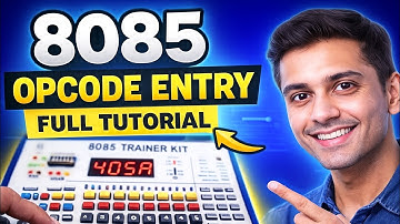 8085 Opcode Entry Full Guide 🔥 | Microprocessor Practical Made Super Easy!