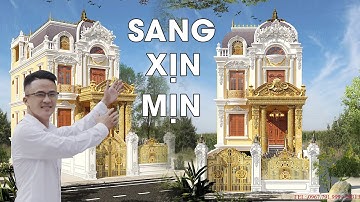 Choáng Ngợp Biệt Thự TÂN CỔ ĐIỂN kiến trúc sang trọng, đẳng cấp tại Nam Định