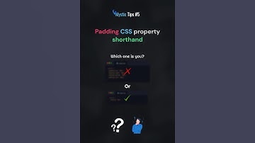 Mystic Tips #5: Padding #css  property shorthand 📌🧙🏻‍♂️