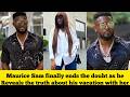 Maurice Sam finally ends the doubt as he finally reveals the truth about his vacation with her 🥱