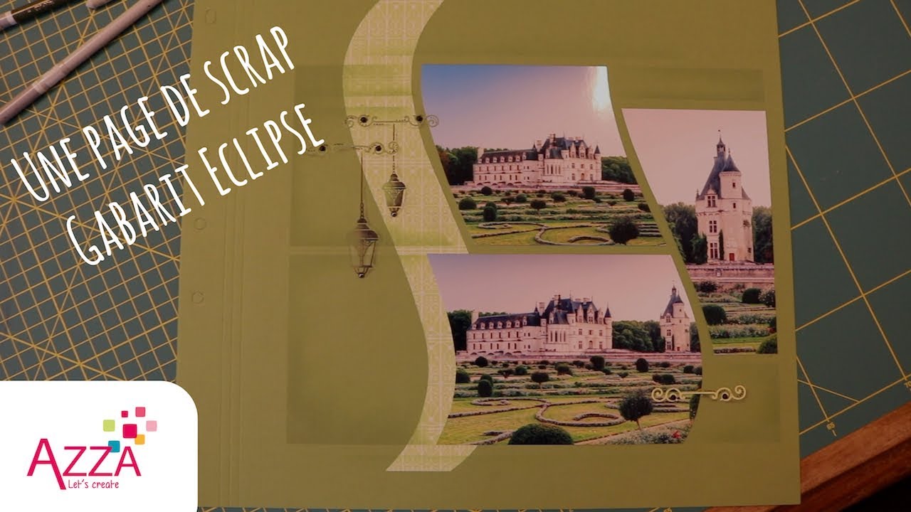 Une page de scrap | Gabarit Eclipse | Dominique Spirlet