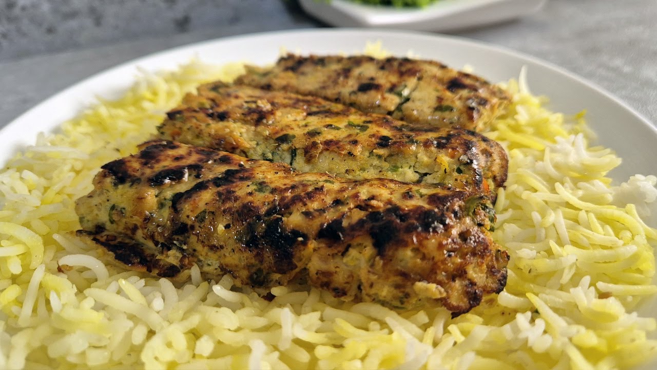 كباب دجاج على طريقة المطاعم