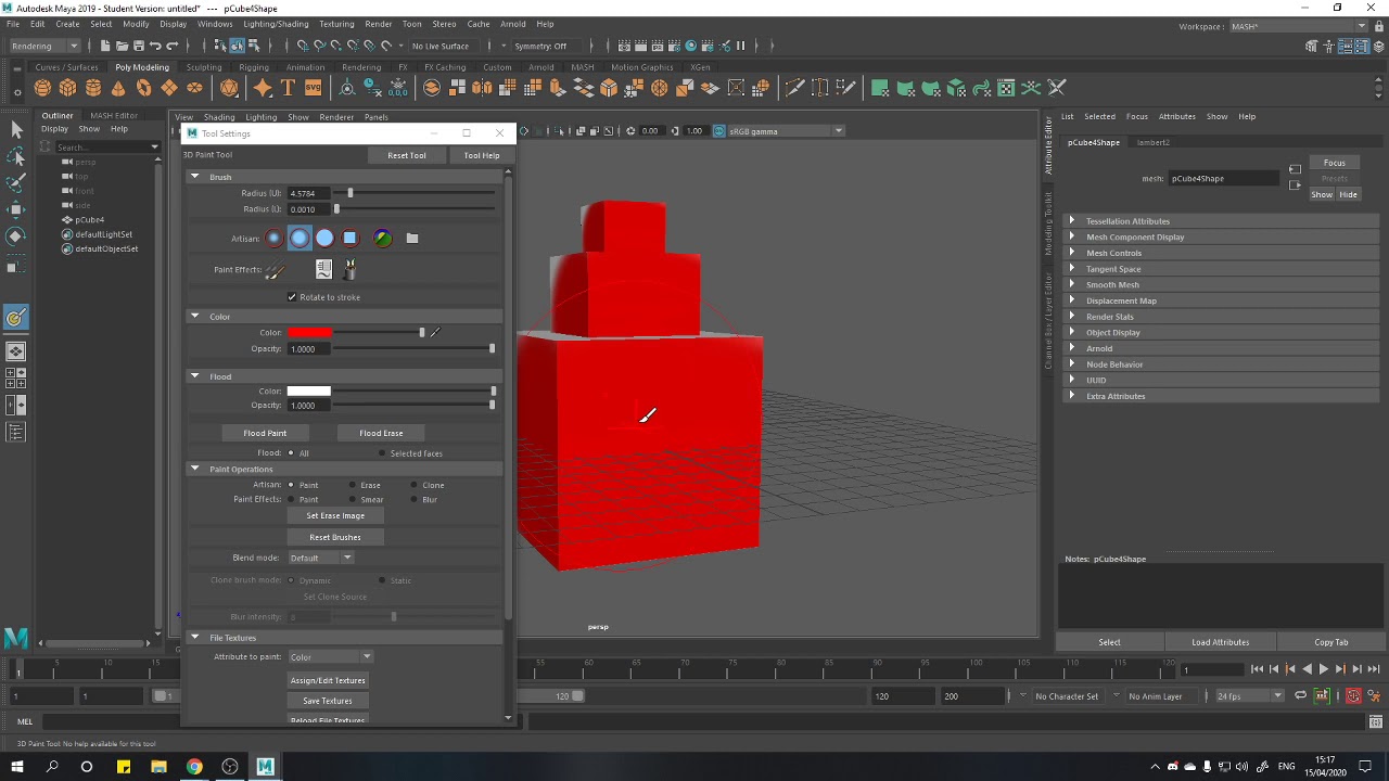  Update Maya - 3D Paint Tool Tutorial