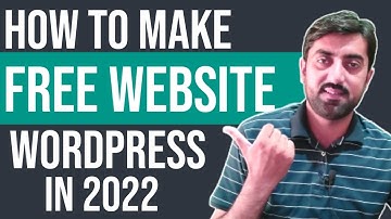 How to Create a FREE Website in 2022 - WordPress Tutorial for Beginners Hindi Urdu