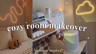 cozy room makeover + tour! 🧸 pinterest inspired, HUGE amazon haul, all new furniture!