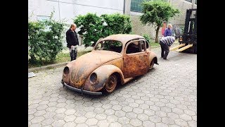 O Fusca mais antigo do mundo sendo restaurado