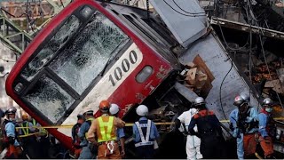 時速120キロの京急列車がトラックと衝突　1人死亡、30人以上が負傷