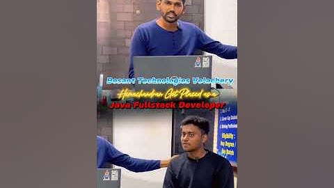 B.E(Mech) to Java Developer|Join & Get Placements|Besant Technologies Velachery #no1trending