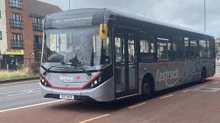 ADL Enviro200 MMC Arriva Fastrack 4105  SN17 MXD Route B Gravesend