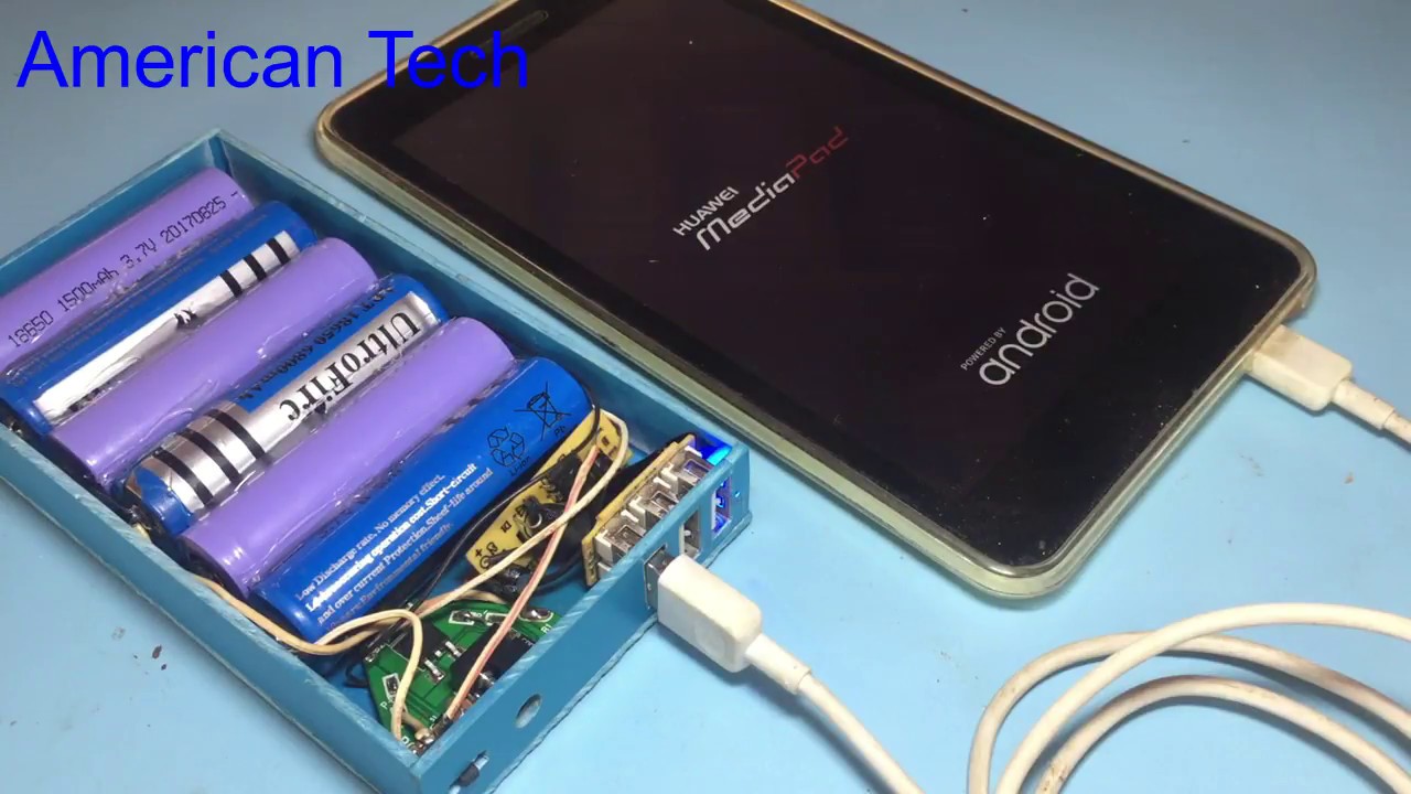 40000mAh power bank , Homemade a power bank