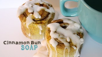 Cinnamon Bun Soap Tutorial - How To Make Dessert Soap