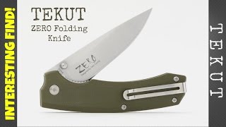 Interesting Find Tekut Zero Folding Knife