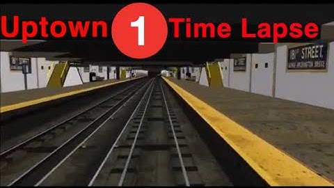 OpenBVE HD 60 FPS: Uptown 1 line Time Lapse from South Ferry to 242 Street