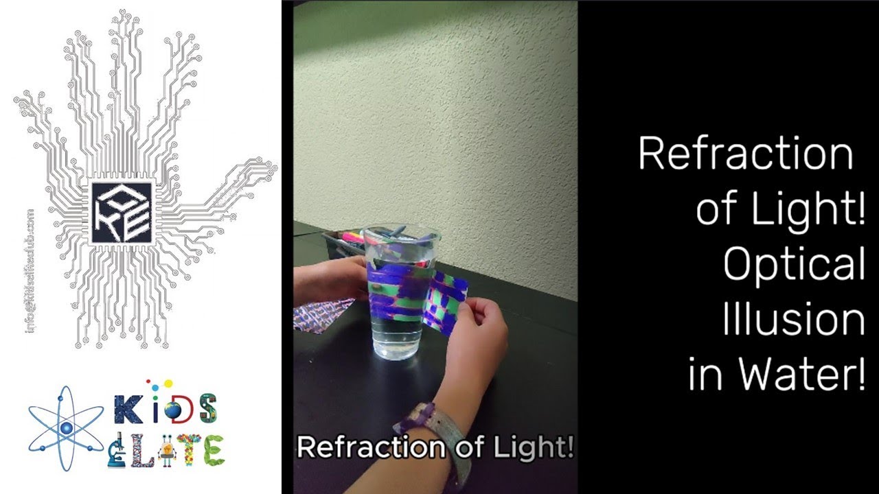 Refraction of Light! Optical Illusion in Water!