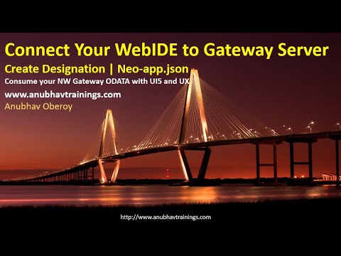 Connect SAP WebIDE to gateway OData | Fiori App using Gateway Service | Create Destination in WebIDE