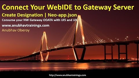 Connect SAP WebIDE to gateway OData | Fiori App using Gateway Service | Create Destination in WebIDE