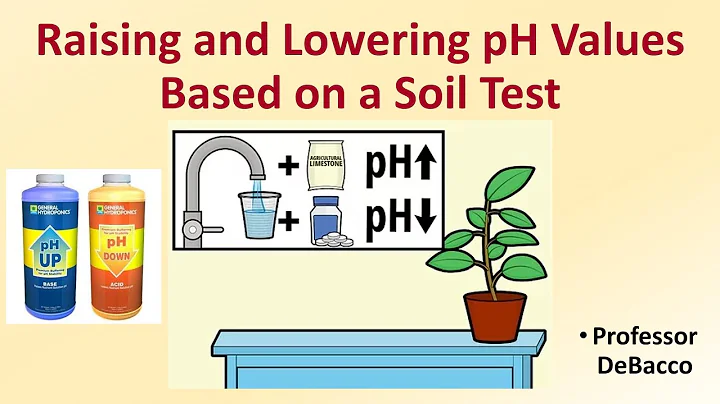 Raising and Lowering pH Values Based on a Soil Test