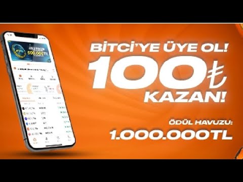 Bitciden Üye Ol Çekilebilir 100 TL Kazan Kampanyası Airdrop.