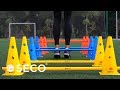 SECO® training cone with holes and gymnastic stick