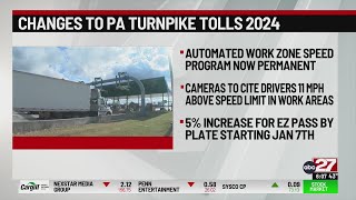 Changes coming for Pennsylvania Turnpike toll prices in 2024