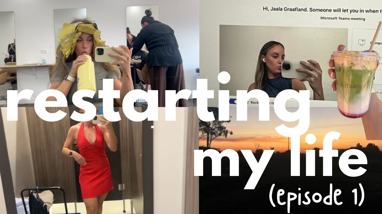 starting over at 27: episode 1 *crashing out, hauls, job interviews & new hair*