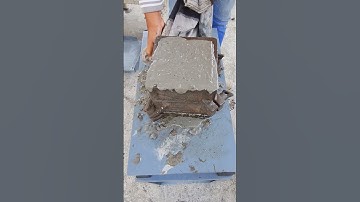 Vibration table testing concrete