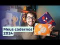 Meus cadernos novos - Material Escolar 2024 - Disney, Mickey Arts, Homem-Aranha, Marvel